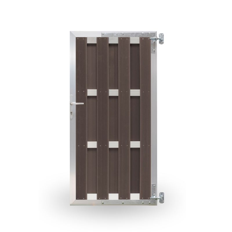 888621 Sichtschutz Ibiza Tor braun