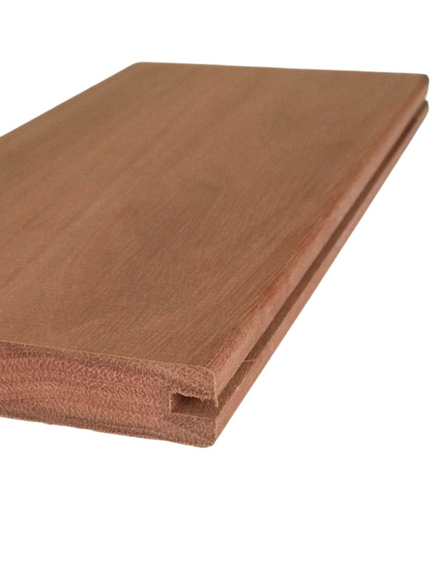 Terrassendielen Afrikulu Hybrid 21x145mm glatt, seitl. genutet