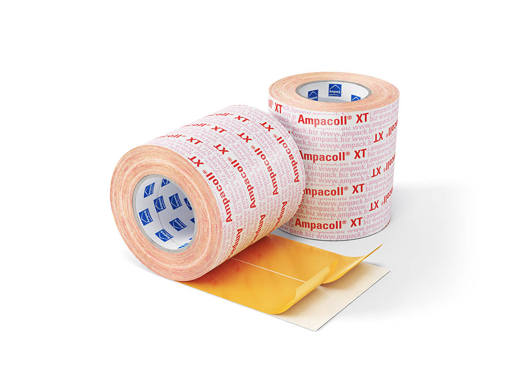 Ampacoll XT 150mm einfach geschlitzt, Acrylklebeband für innen und aussen