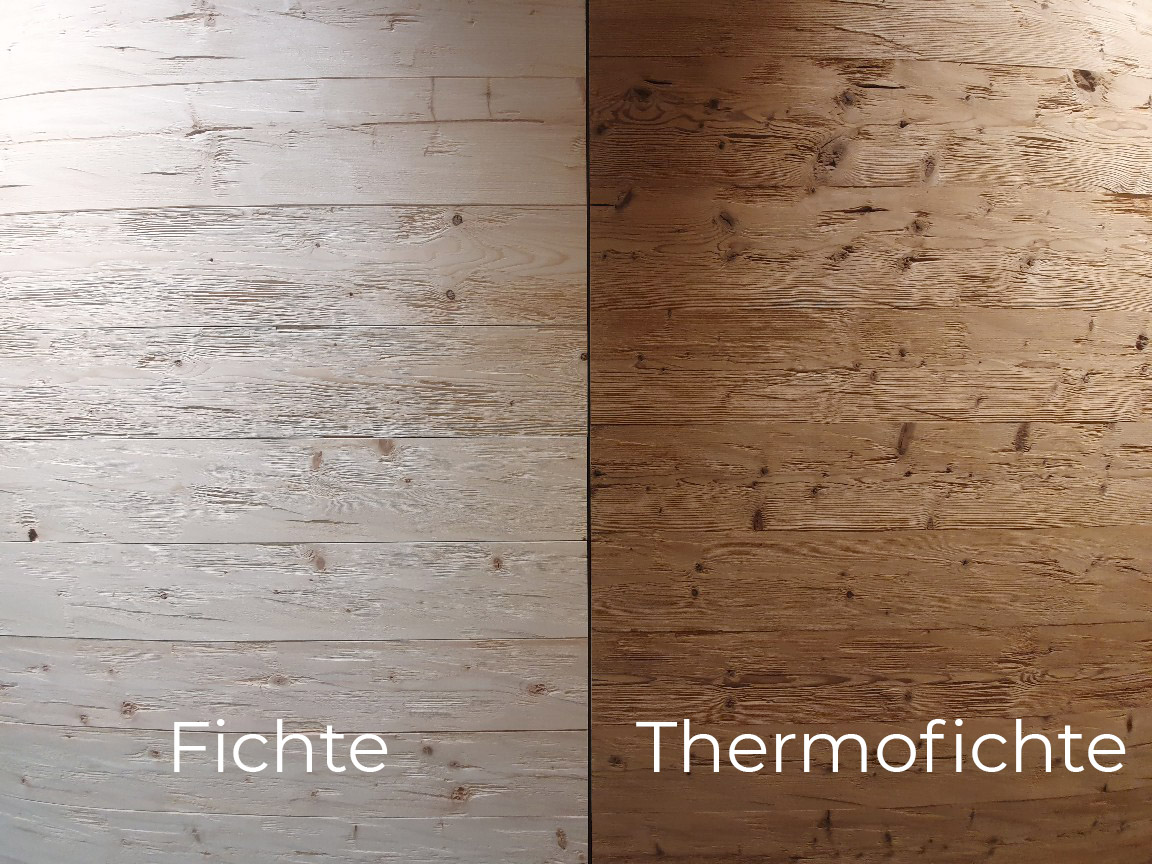 19x196mm Wandverkleidung Fichte gehackt / gebürstet